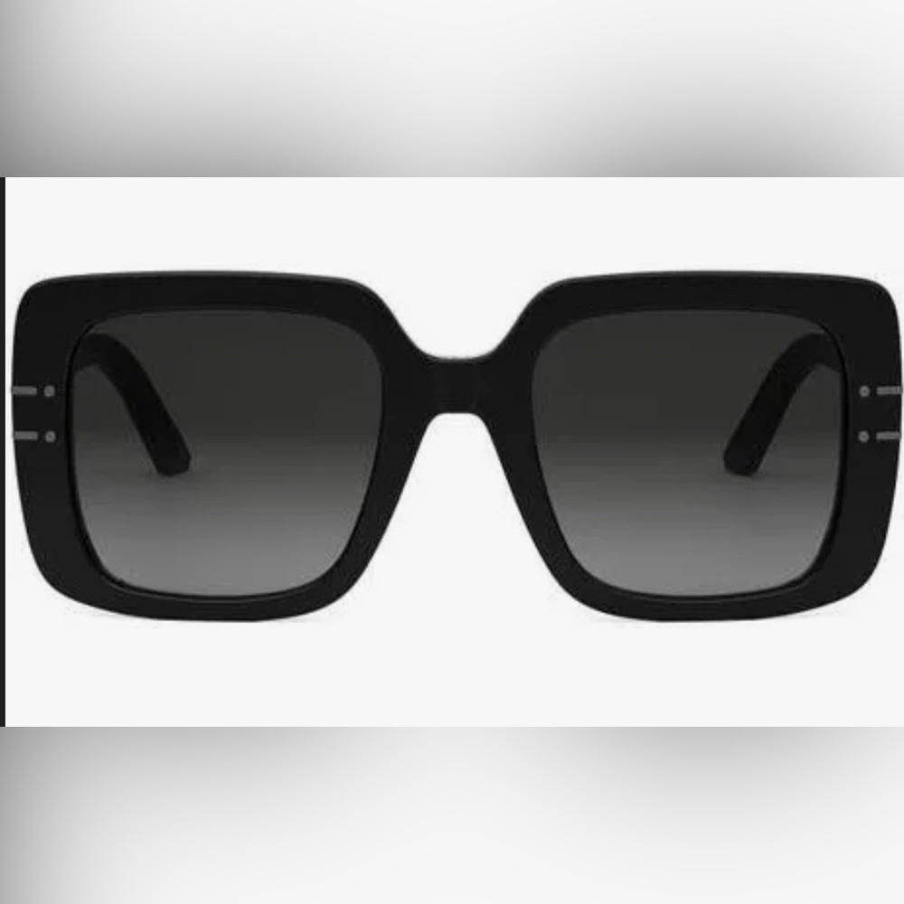 Dior Signature Square Authentic Oversize Black Sunglasses Full inclusion - Picture 13 of 15